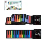 Дитяче піаніно синтезатоо гнучці ТК 666-21 Чорне працює від акумулятора