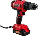 Дриль-шурупокрут GTM акумуляторний DSI18/60BL з ударом, 18 В, 60 Нм, 2 шв + акум. 2 Аг 2 шт, зарядний пристрій