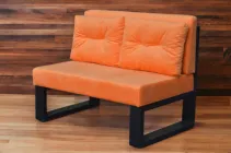 Диван Лофт WLS D23 оранжевий 1100/690/850мм (D-23/М-110/2/J/1/05)