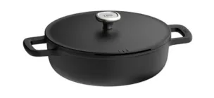 Сотейник з антипригарним покриттям з двома ручками BergHOFF Leo Phantom 28 см 4.7 л (3950579)