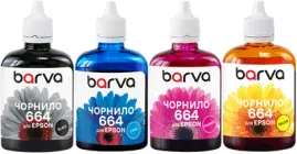 Комплект чорнил Barva для Epson L100/L210/L355/L1300/L3050 (664) 4x90 г BK/C/M/Y (E-L100-090-MP)