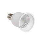 Перехідник E14-E27 65х40mm пластик білий [EPR21-01-01-K01] пр14-27-К02 UEC