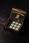 Камені для віскі Royal Stones дерев'яна упаковка 9 шт каменців + мішок