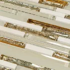 Мозаїка скляна T-MOS CF05 BEIGE Mozaico De Lux