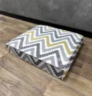 Сидіння на стілець поролонова панама Pixel 40х40х10 см жовта