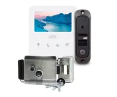 Комплект відеодомофону ATIS AD-430W Kit box Електромеханічний замок у Подарунок, домофон для дома, офісу, складу, квартири
