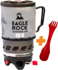 Портативна газова система приготування їжі Eagle Rock Похідний кемпінговий газовий пальник для туризму 0.9 л (Gassystem900)