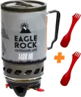 Газова система приготування їжі Eagle Rock Портативний туристичний газовий пальник для їжі на природі 1.4 л (Gassystem1400)