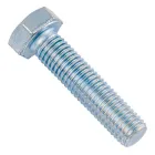 Болт з шестигранною головкою, DIN 933, 5.8, цинк білий M5x35 уп 10 шт snapt