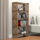 Книжкова шафа на 5 полиць Flowers (1500В х 750Ш х 300Г)