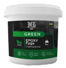 Фуга епоксидна Green Epoxy Fyga 1кг, (легко змивається,дрібне зерно) Білий RAL 9010
