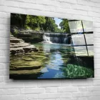 Картина на склі "Кам'яниста річка" 60х40см