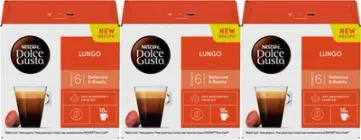 Набір Кава в капсулах NESCAFE Dolce Gusto Lungo 3 упаковки х 16 шт (8445290862907)