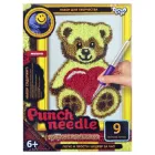 Набір килимової вишивки (килимова техніка) Ведмедик Тедді в'язання пряжа рукоділля творчість