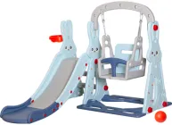 Гірка для дітей Mealux Bunny (KD-B261 Blue)