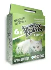 Соєвий наповнювач для котячого туалету Kotix Tofu з ароматом зеленого чаю, 6 л