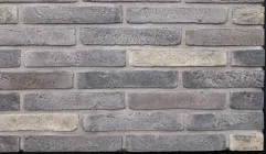 Плитка для кухні Loft Brick Лонгфорд 40 сірий із світлими вставками 295x50 мм