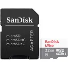 Карта пам'яті microSD 32Gb SanDisk Ultra Light Class 10 + адаптер SD (SDSQUNR-032G-GN3MA)