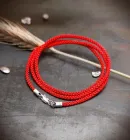 Шнур шовковий зі срібною застібкою КОЛО (24501r)