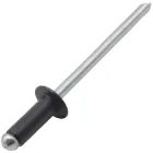 Заклепка з пласкою головкою DIN7337 4х8 Al/St RAL7024 3,0-5 І Steelfix 500 шт (135656)