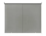 Маркіза штора вертикальна для балкона GoGarden 235 х 150 см водонепроникна Сіра