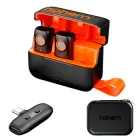 Петличний мікрофон Hohem MIC-01 бездротовий з шумопоглинанням Чорний (1014-128-00)