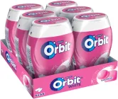 Упаковка жувальної гумки Orbit Bottle Bubblemint 64 г x 6 шт (4009900538176)
