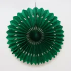 Гірлянда віяло декоративна 25 см зелений