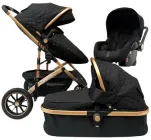Універсальна коляска трансформер 3 в 1 Maxibaby IQ Black (90_875)