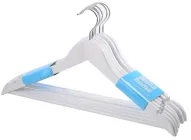 Набір вішалок для одягу Idea Home 44.5х23х1.2 см 6 шт Білі (6931551)