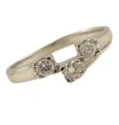 Каблучка золота з діамантами 18 розмір К003-0088