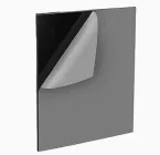 Акрил (оргскло) чорний 3,0 мм, POLYCRYL листовий 50х50 см (500х500 мм)