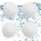 Гумові м'ячики / кульки для прання одягу, білизни, пуховиків, рушників, набір 4 шт, білий (85405280)