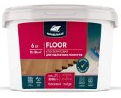 Клей акриловий для підлогових покриттів FLOOR Корабельна 6 кг бежевий