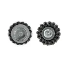 Щітка крацювання чашкова для УШМ 75мм Kubis сталевий джгутований дріт (07-06-3075)