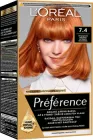 Стійка фарба для волосся L'Oreal Paris Preference 74 Інтенсивний мідний (3600521434734)