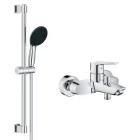 Змішувач для ванни GROHE Start 24206002 з душовим гарнітуром Vitalio Start 27942001