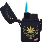 Запальничка газова п'єзо PROF Wild & Free Malibu з регулятором полум'я Чорна (40804283)