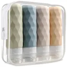 Набір путешествий ємностей для подорожей та косметики 4шт по 90ml (2bottleset90ml)