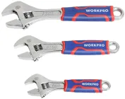 Набір ключів розвідних Workpro PRO CR-V 0-30 мм 3 шт (WP272013)