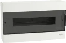 Щит пластиковий Schneider Electric ЩРН-П- 18 модулів зовнішньої установки IP40 димчасті двері Easy9 EU (EZ9EUC118)