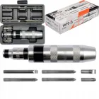 Відбійна Викрутка Ціліснометалічна Набір 7 шт YATO (YT-2802)