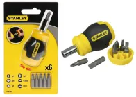 Викрутка під Біти з 6 насадками STANLEY (0-66-357)