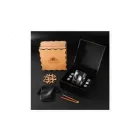 Камені для віскі 6 шт з одинарною склянкою та мішечком для зберігання в чорній коробці