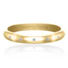 Обручку DIAMOND of LOVE "Мій милий ангел: Ніжність" жіноче в жовтому золоті, 16р.