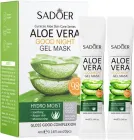 Нічна маска для обличчя Sadoer Aloe Vera Good Night Gel Mask з алое вера 20 шт по 4 мл (6973098894001/6926923601114)