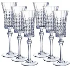 Набір келихів для шампанського CD'A Lady Diamond 150 мл x 6 шт. (L9742)