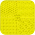 Килимок для злизування WAUDOG Silicone 190х190х10 мм Жовтий (23528Collar)