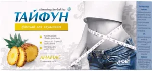 Фіточай пакетований Тайфун Ананас для схуднення 30 фільтр-пакетів х 2 г (4823015917653)