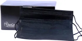 Маски медичні Sangig одноразові нестерильні Чорні 50 шт (000445)